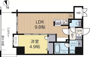 アトラスアルファーノ箱崎の物件間取画像